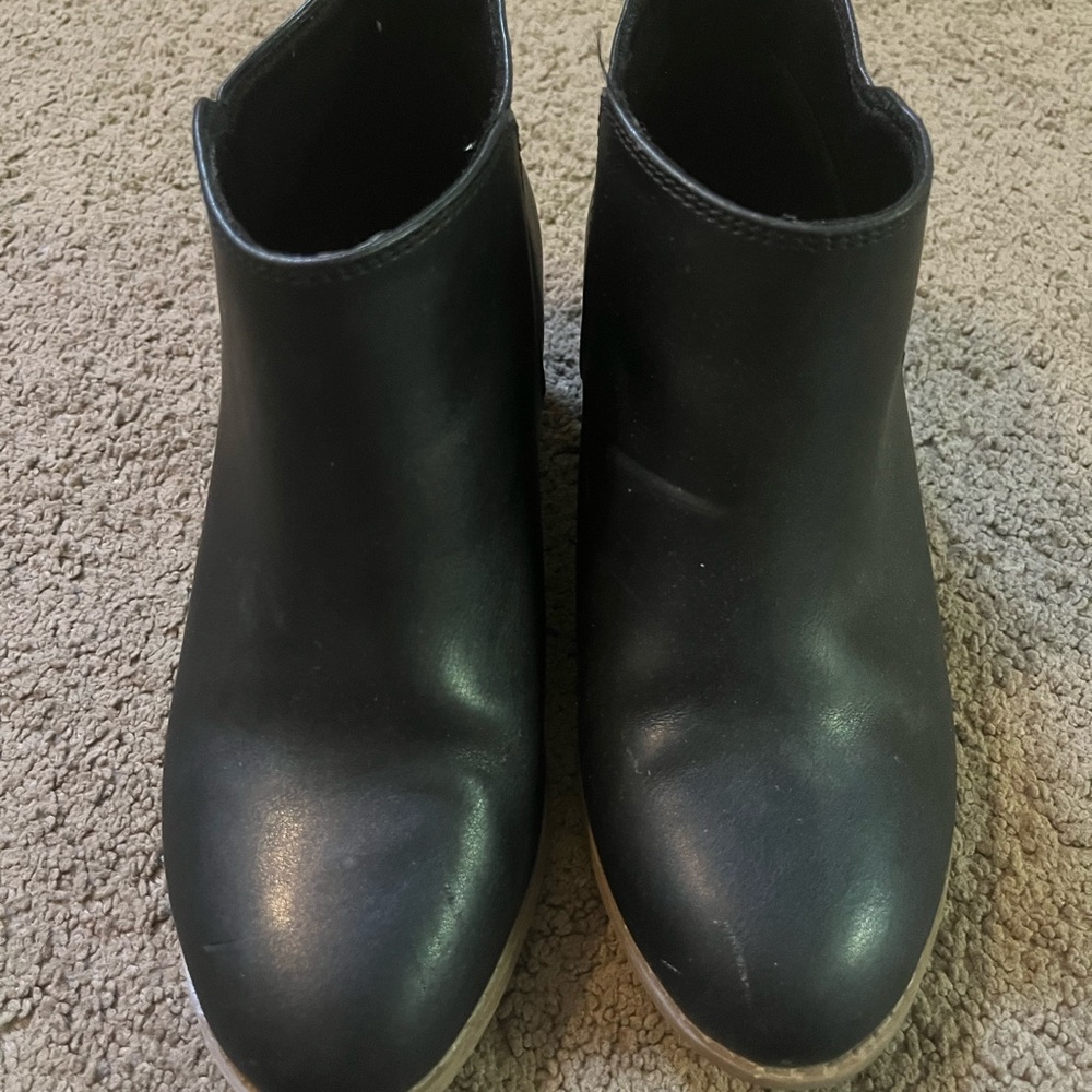 Girls Stylish Black Old Navy Ankle Boots